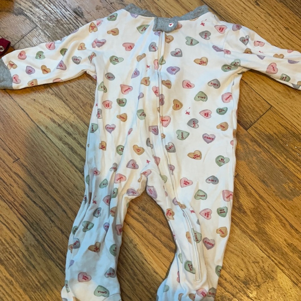 Infants Valentines Day Candy Hearts Onesie